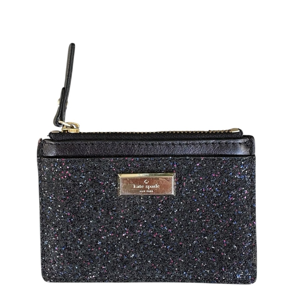 Kate Spade Black Glitter Wallet